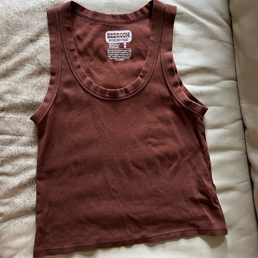 Big Bud Press The Tank Top size Small brown
